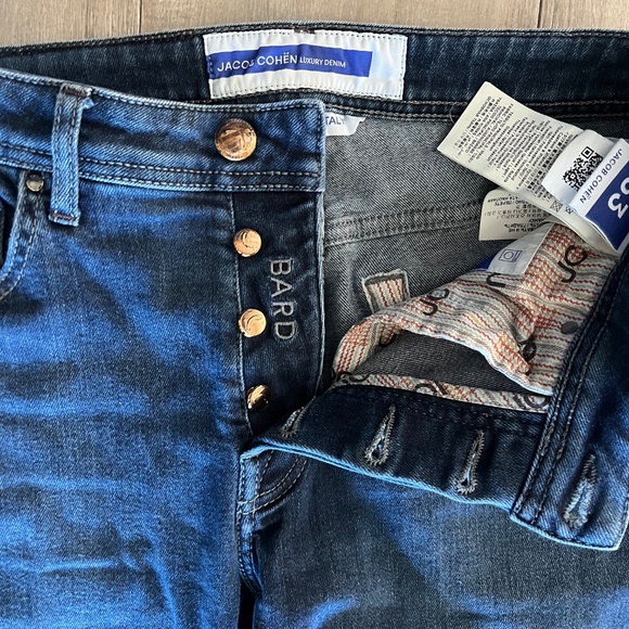 Jacob Cohen Men’s Bard Button Fly Jeans - Picture 5 of 7